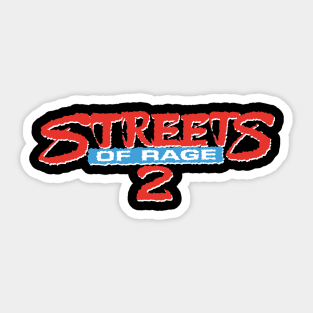 Rage Street (High Definition, Color). Sticker